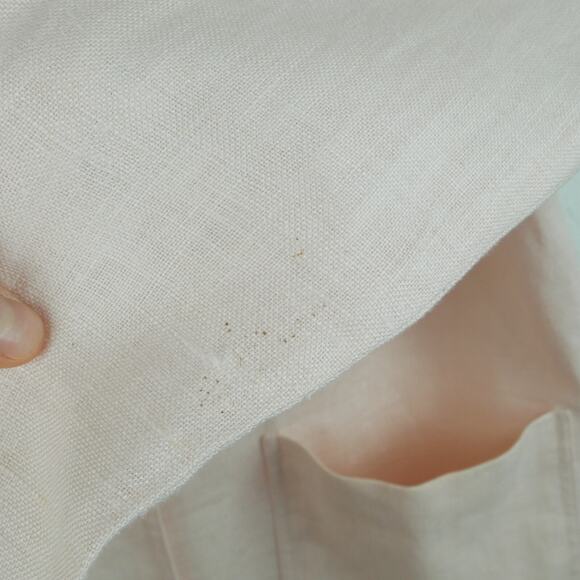 Vintage 14 Blazer 100% Linen Powder Pink Pastel 80s Boxy Preppy Country Club - Picture 8 of 15